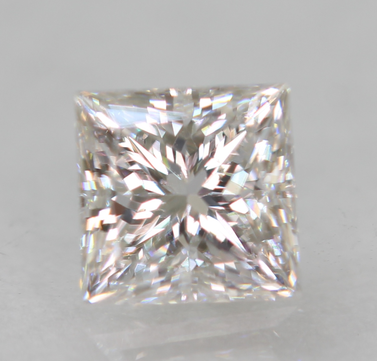 0.009 Carat E Color SI2 Princess Natural EARTH MINED Loose Diamond 1.18X1.17mm