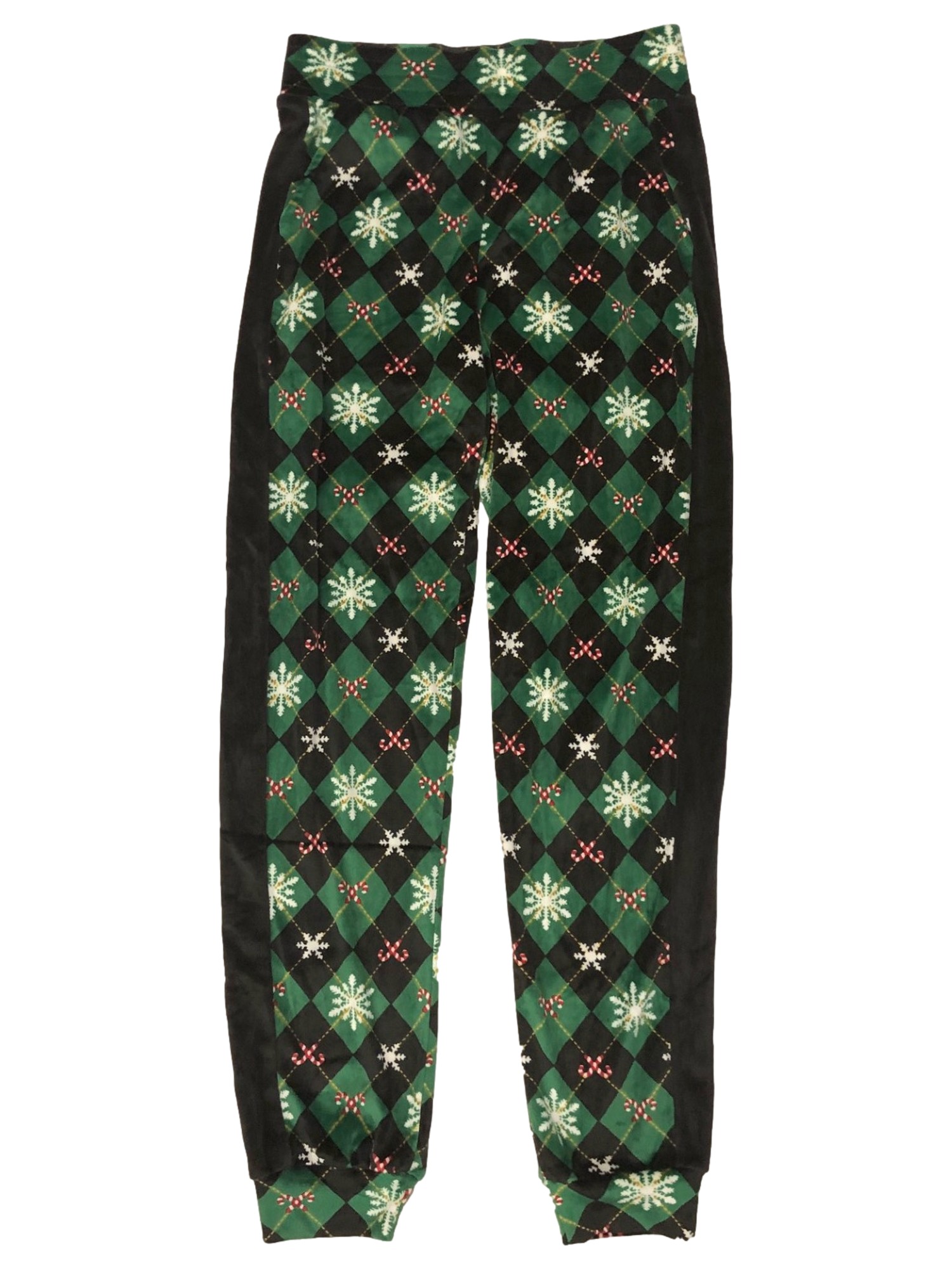 Womens (Jrs) Green Velvet Santa Baby Holiday Track Suit Pants & Jacket