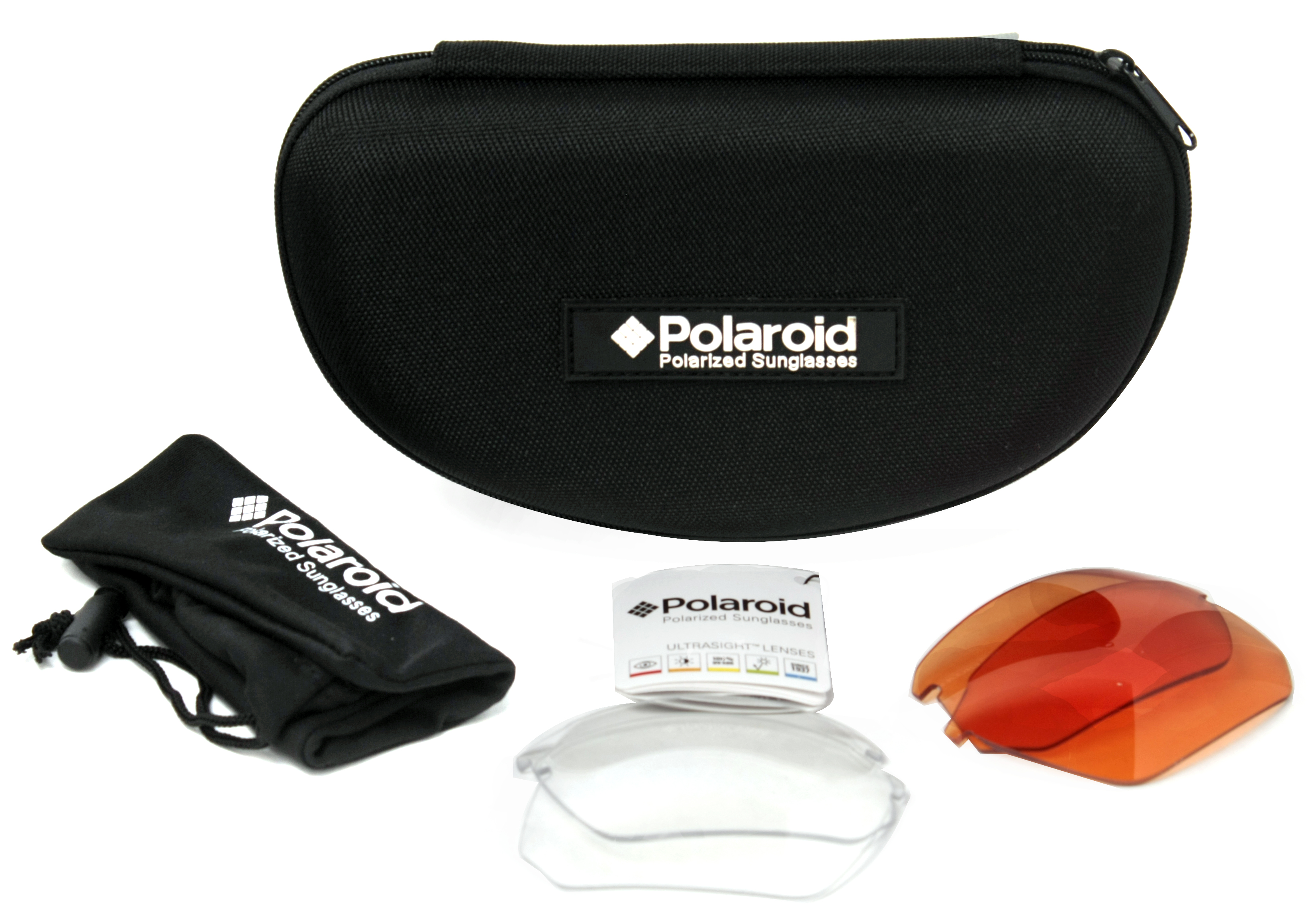 Polaroid Men's Polarized Feather Weight Sport Sunglasses