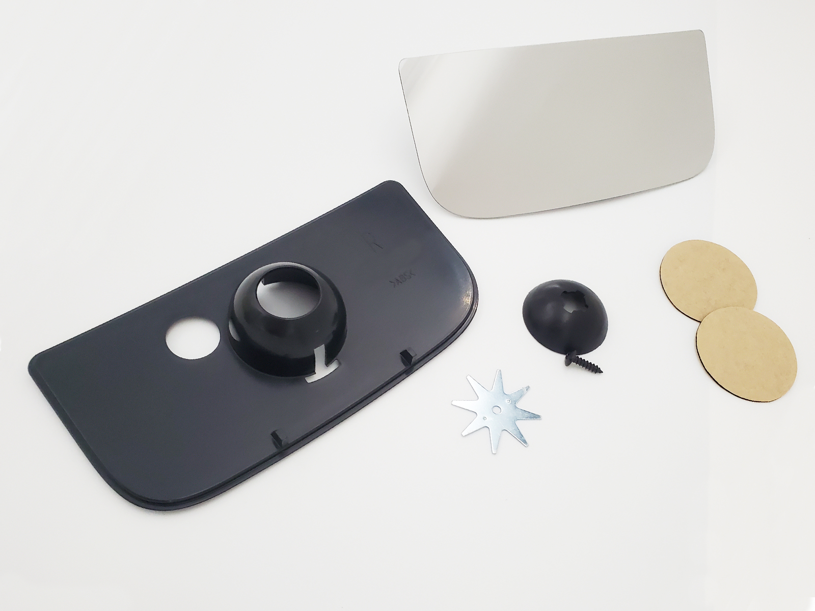 For Lower Wide View Tow Mirror Glass 2007 2019 GM Truck Pickup