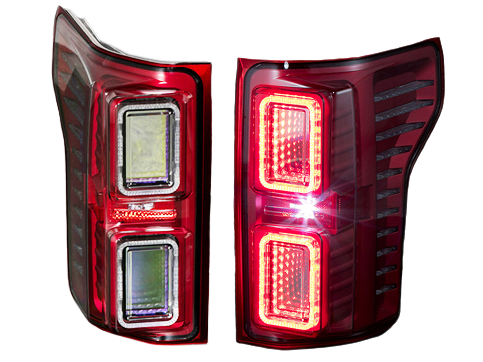 For 3D Tunnel Vision Look LED Tail Light for 15 16 17 F150