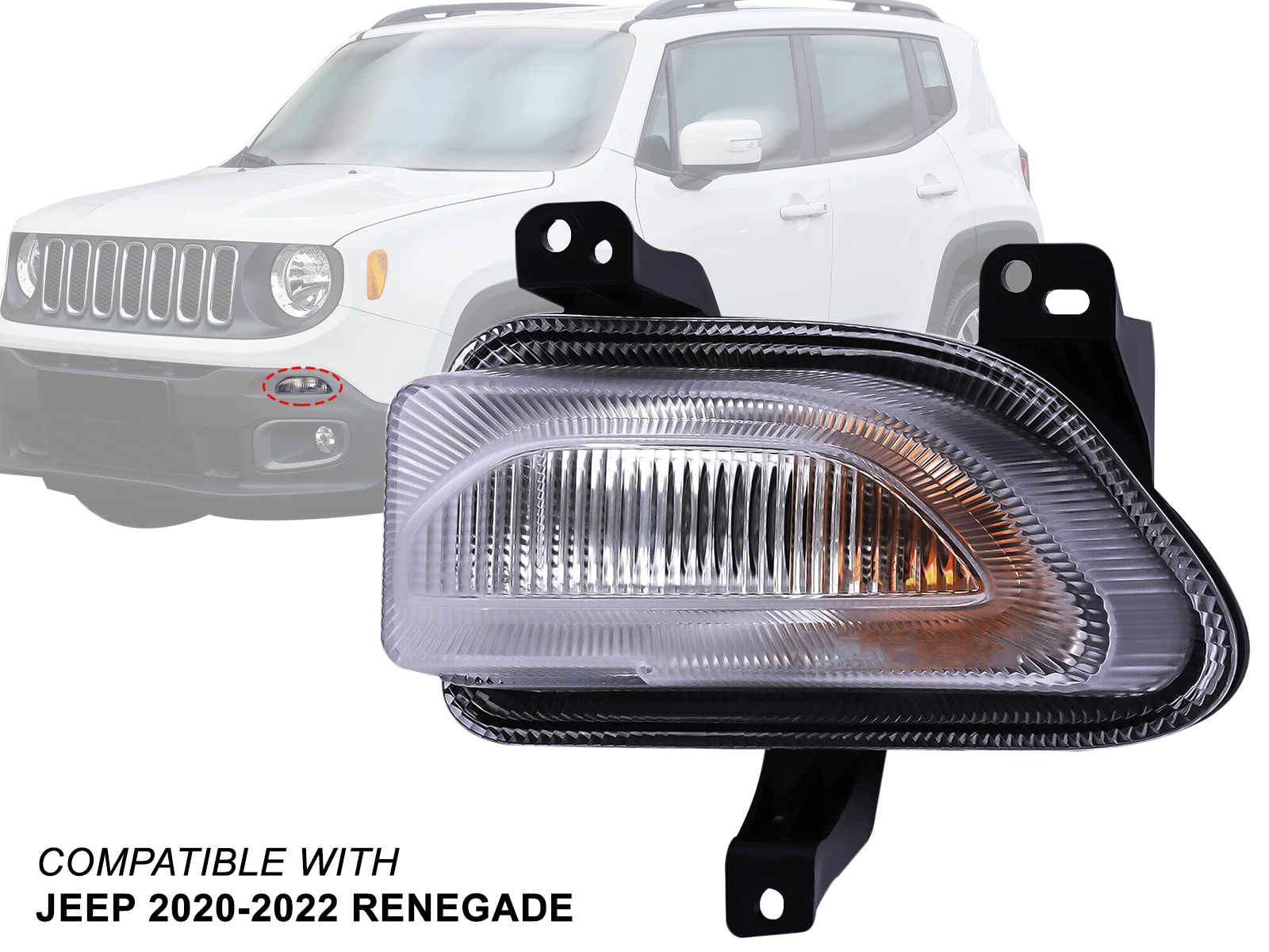 For Turn Signal Light 2020 - 2023 Jeep Renegade Driver Left Side