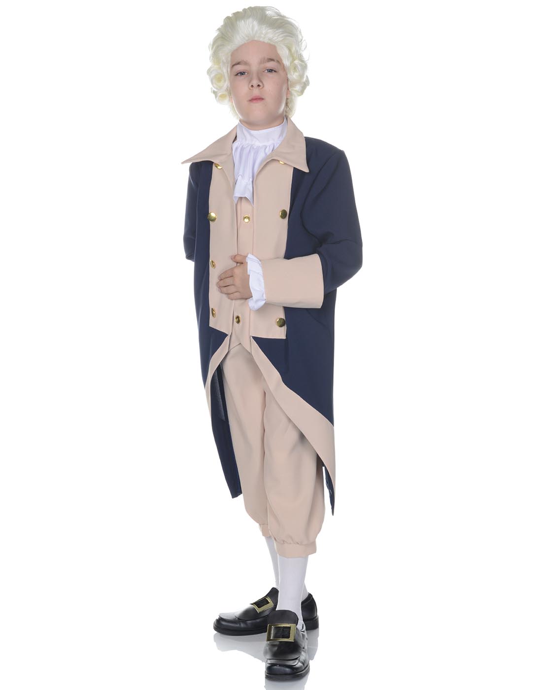 George Washington Boys Child Presidential Victorian Halloween Costume