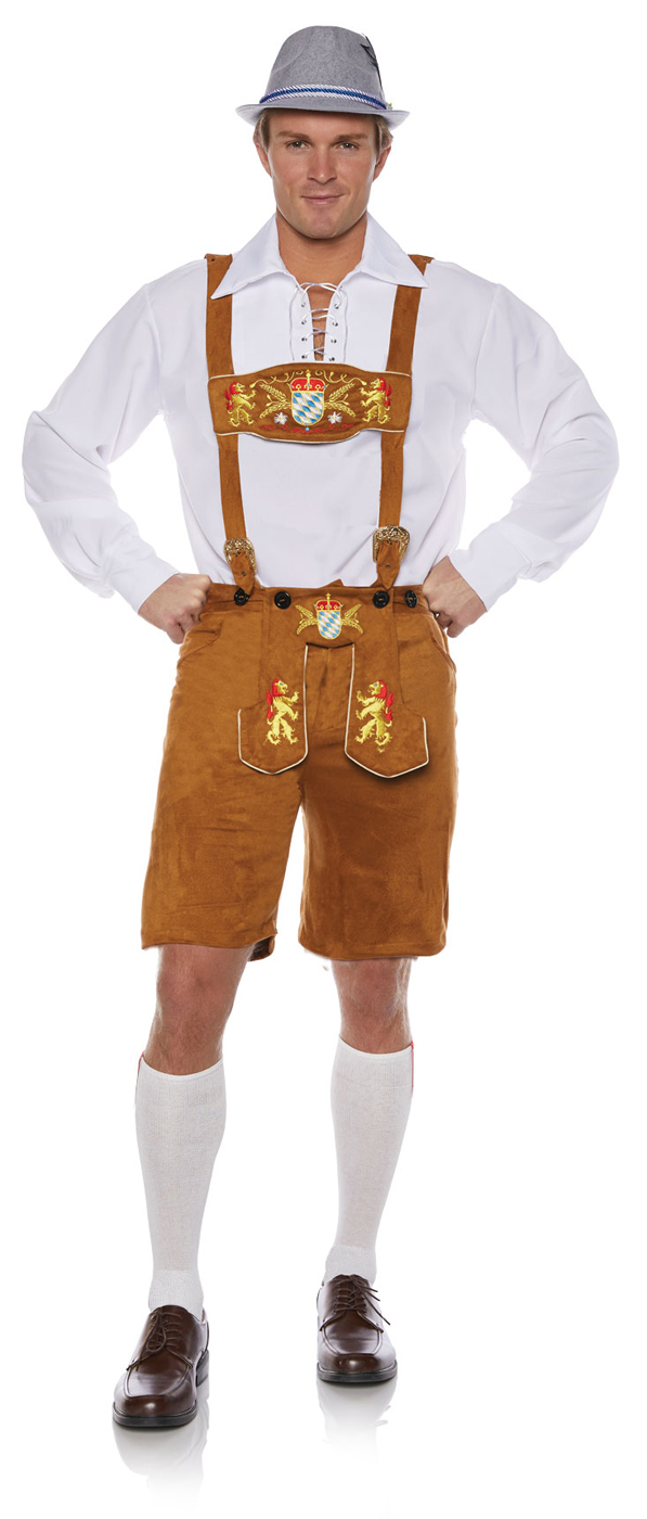 Lederhosen Mens Adult Festive German Oktoberfest Beer Fest Costume