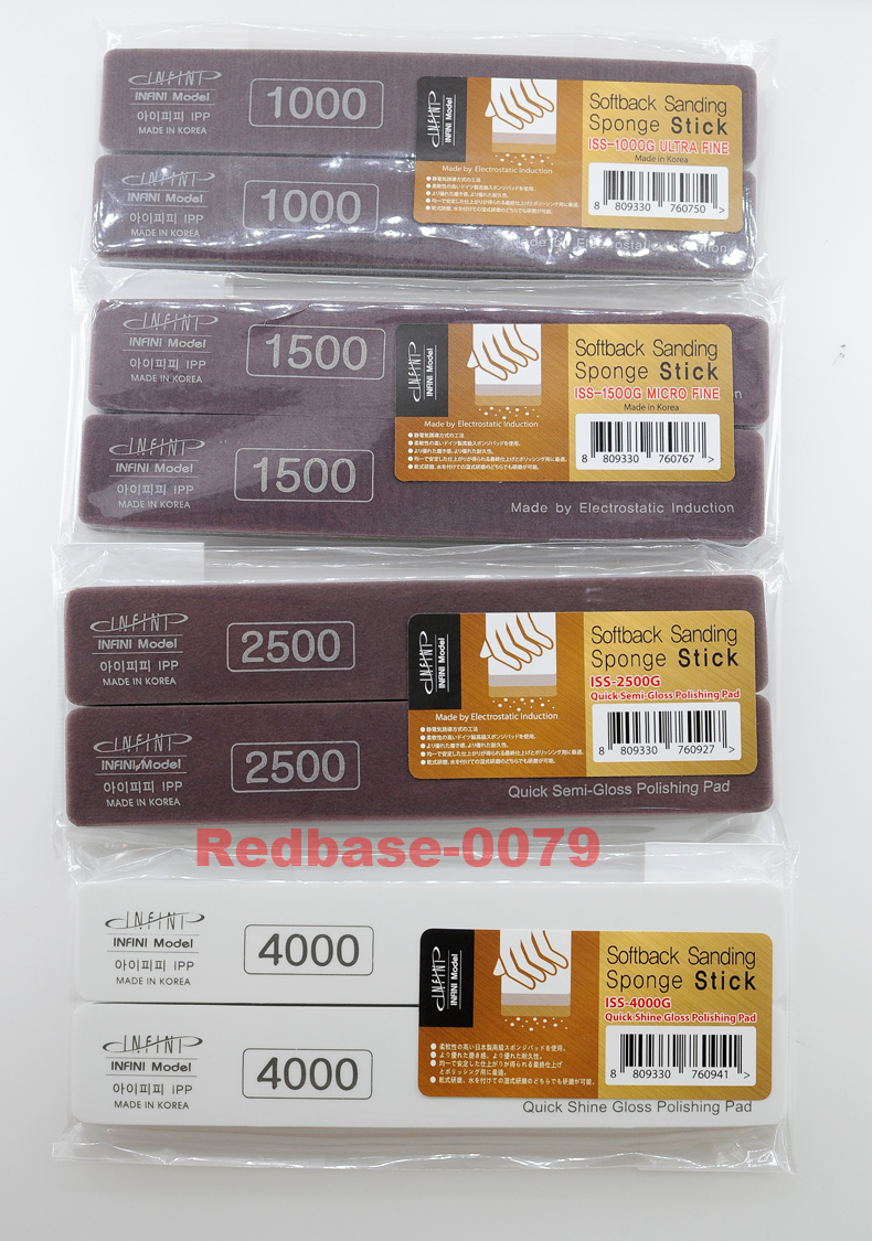 thumbnail image 2 of Infini Model Softback Sanding Sponge Stick Set - 8 Grits 220 To 4000 2 of 5