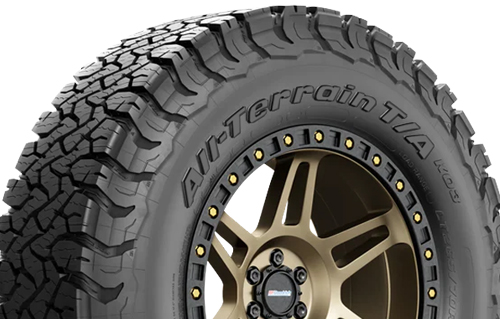 4 BFGoodrich All Terrain T/A KO3 RBL 35x12.5x20 125R 50K Mi