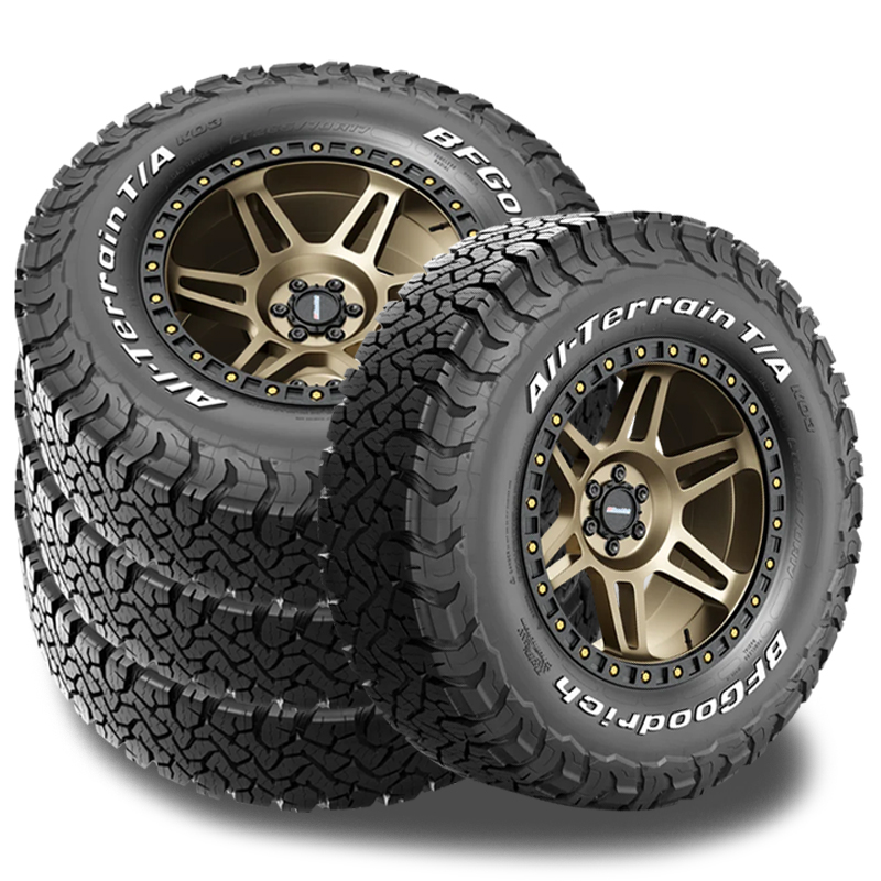 BFGoodrich All-Terrain T/A 265/70R17 4本 4 BFGoodrich All Terrain T/A KO3 RWL 265/70R17 123/120S 50K Mi