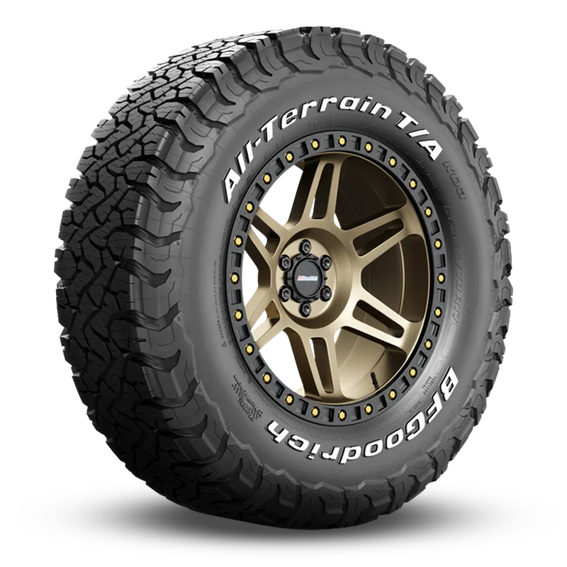 4 BFGoodrich All Terrain T/A KO3 RWL 35x12.5x15 113Q 50K Mi