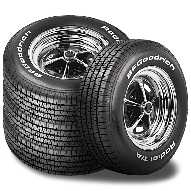4 BFGoodrich Radial T/A P 245/60R15 100S RWL White Letter All