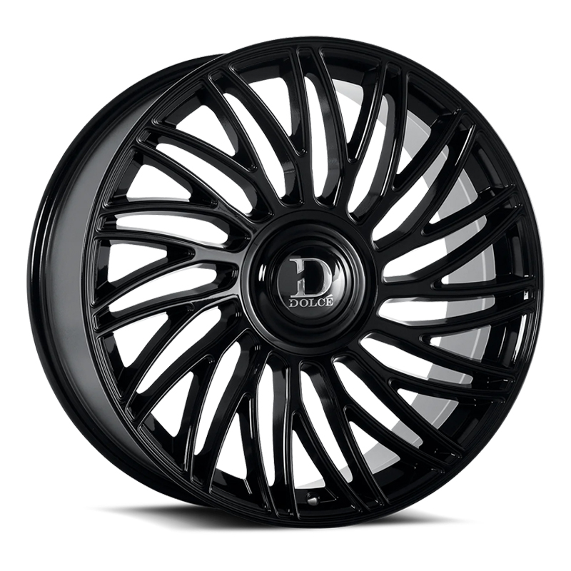 Dolce Luxury Sesto 22X9.5 +18mm Glossy Black Wheel 22