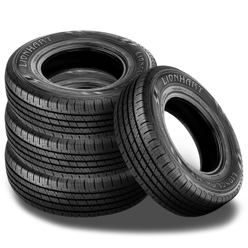 4 Lionhart Lionclaw HT Tires - P255/65R17 110H, All Season, 40K Mile Warranty, New