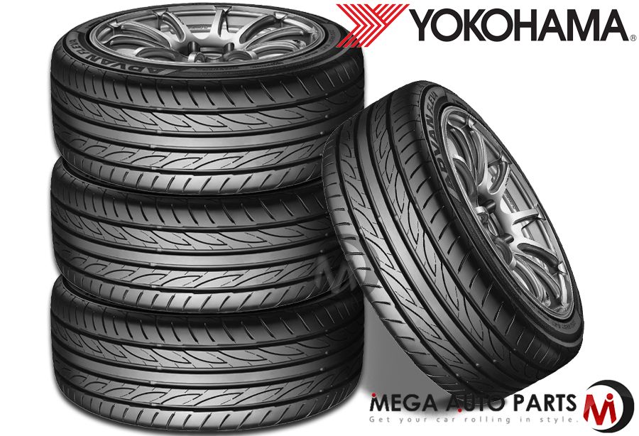 4 Yokohama Advan Fleva V701 195/55R16 87V UHP Summer Performance