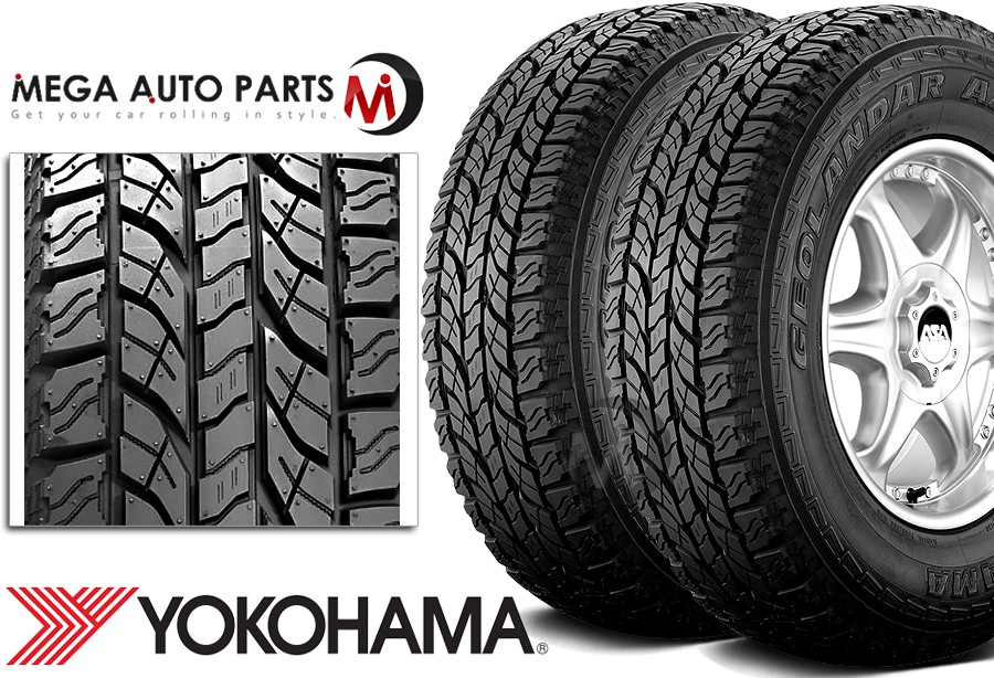 2 New Yokohama Geolandar A T S 225 70r16 107h On Off Road All Terrain Tires Ebay