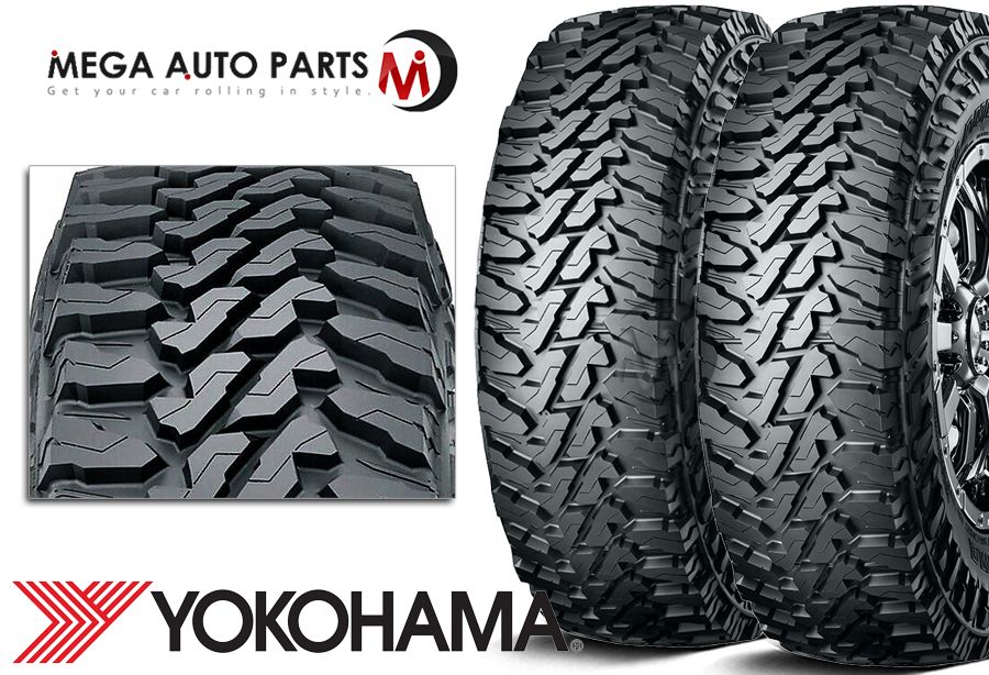 2 Yokohama Geolandar M/T G003 285/70R17 121Q Off-Road Load E Mud