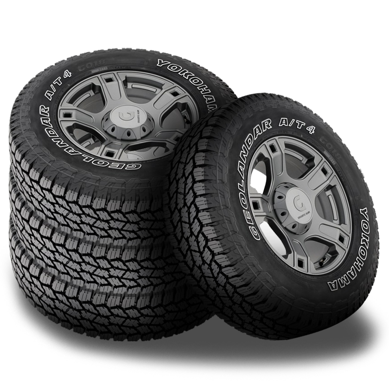 4 Yokohama Geolandar A/T4 G018 315/75R16 127R All Terrain 55K Mi