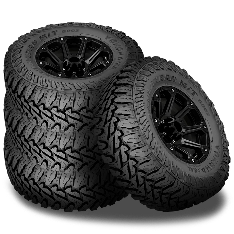 4 Yokohama Geolandar M/T G003 33/12.50R22 109Q Off-Road Load E Mud