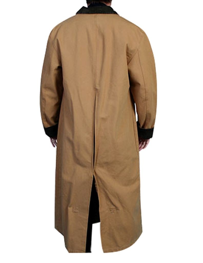 Scully Western Jacket Mens Old West Canvas Duster Button Front RW107 | eBay