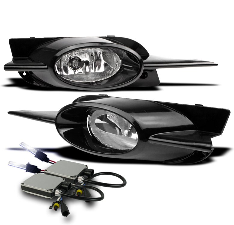 FOR 2009-2011 HONDA CIVIC COUPE LOWER BUMPER FOG LIGHT LAMP+BULB