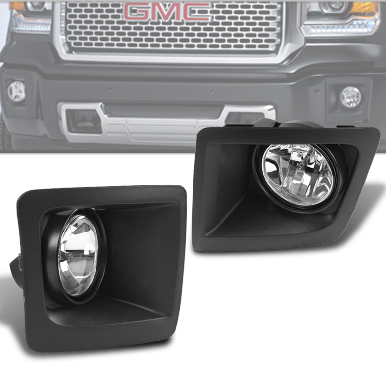 20142016 GMC SIERRA 1500 PICKUP TRUCK CHROME SET BUMPER FOG LIGHTS