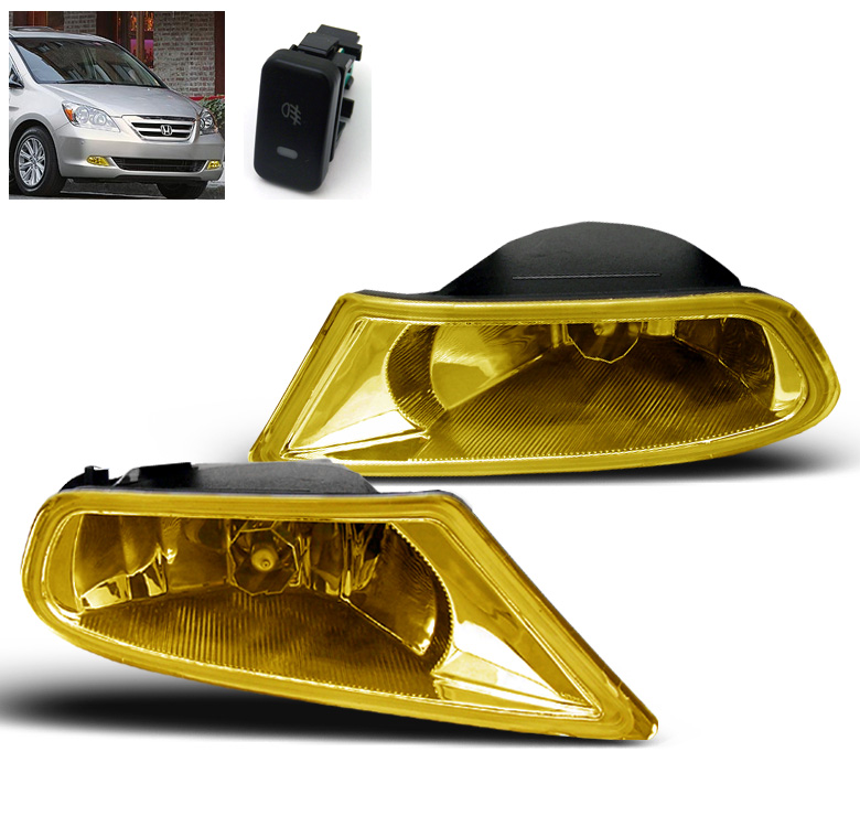 2005 2006 2007 Honda Odyssey Yellow Front Bumper Driving
