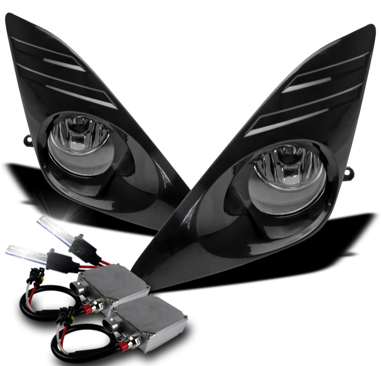 2012-2014 TOYOTA CAMRY CHROME BUMPER FOG LIGHT+HARNESS+BLACK COVER+50W