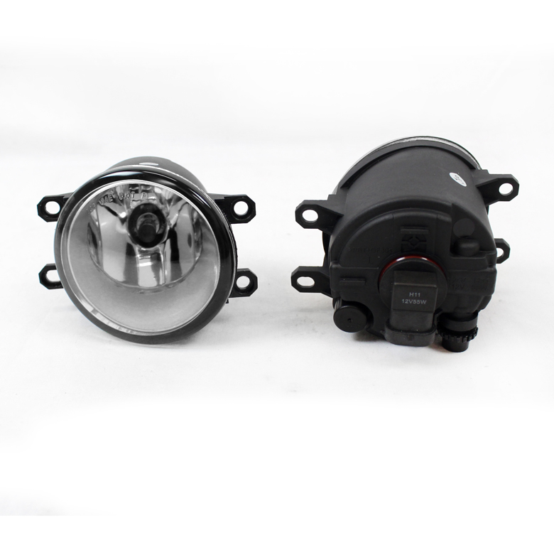 FOR 12-15 TOYOTA PRIUS BUMPER FOG LIGHT CHROME+HARNESS+SWITCH KIT W