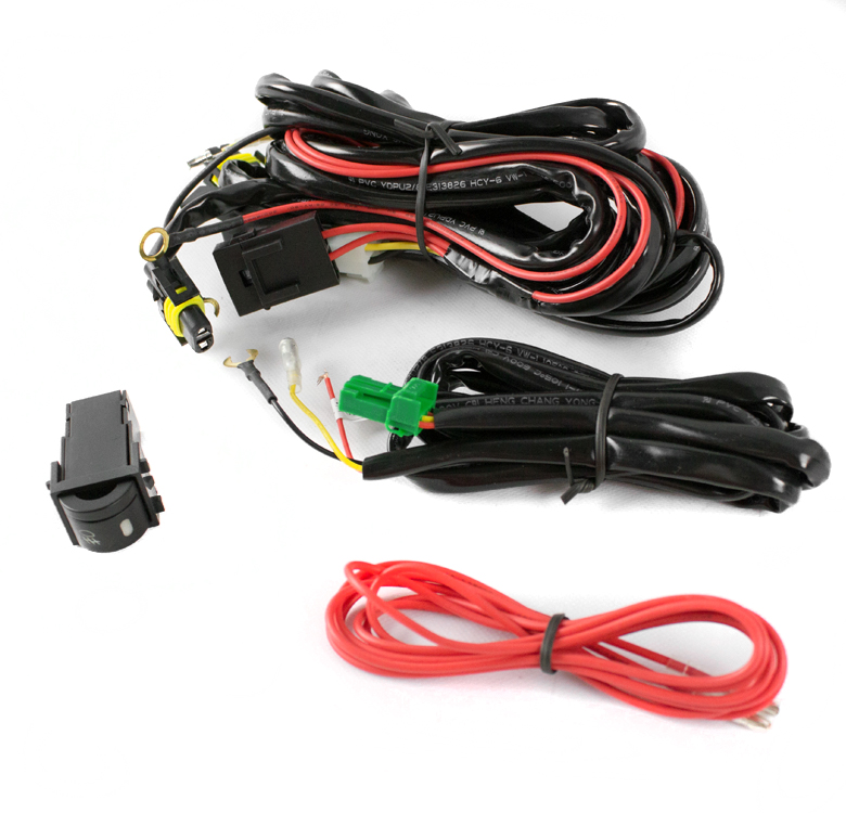 NEW CHROME BUMPER DRIVING FOG LIGHT LAMP W/SWITCH FOR 2014 2015 2016