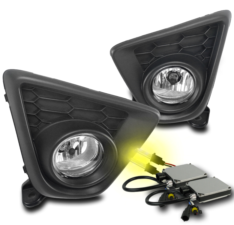 20132015 MAZDA CX5 FRONT LOWER BUMPER CHROME FOG LIGHT LAMP KIT W/3K