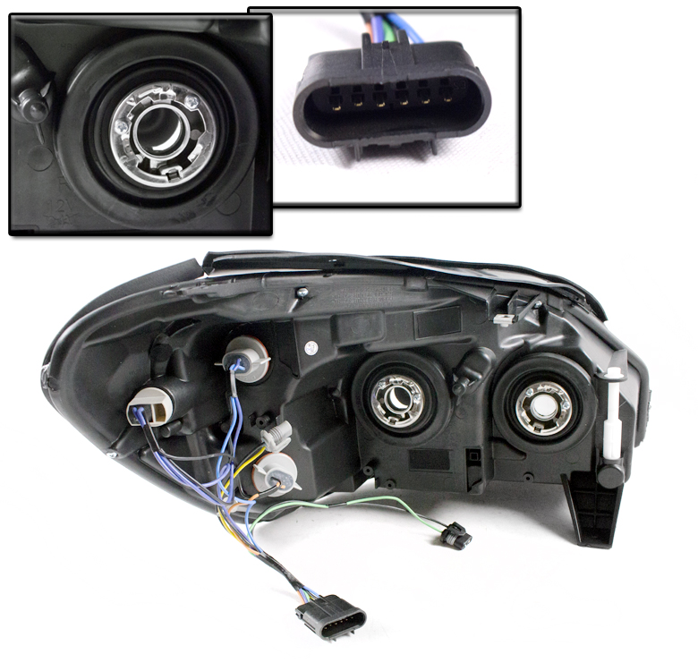 FOR 20062011 BUICK LUCERNE CXL CXS REPLACEMENT CHROME CLEAR HEADLIGHTS