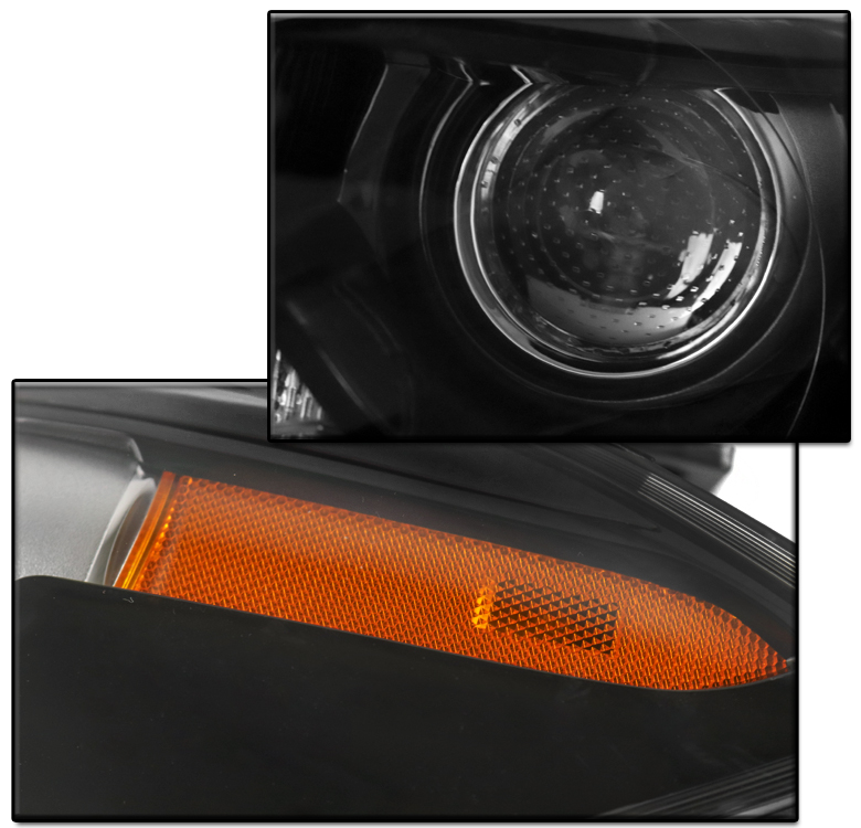 FOR 20132016 DODGE DART REPLACEMENT HEADLIGHT HEADLAMP BLACK DRIVER LH