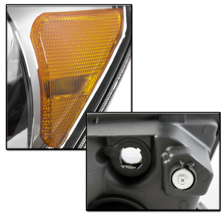Chrome Led Projector Headlights 6k Hid For 2007