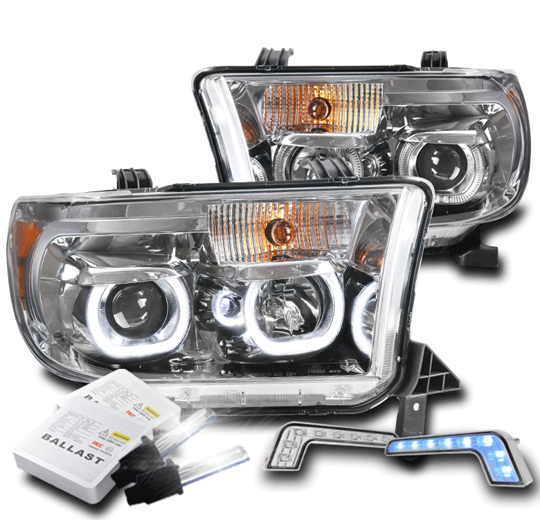 For 2007 2008 Sequoia Chrome Halo Projector