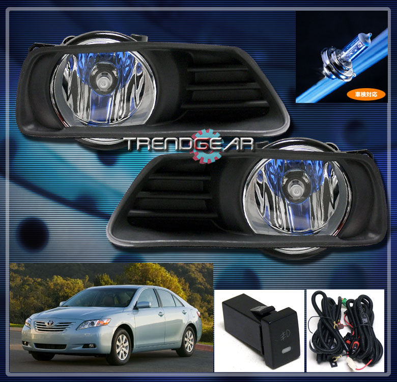 2007 2008 2009 TOYOTA CAMRY CLEAR FOG LIGHTS+OEM SWITCH eBay