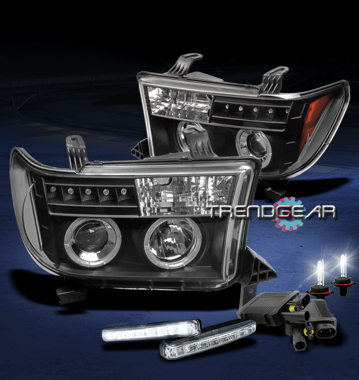 2007 2008 Sequoia Halo Led Black