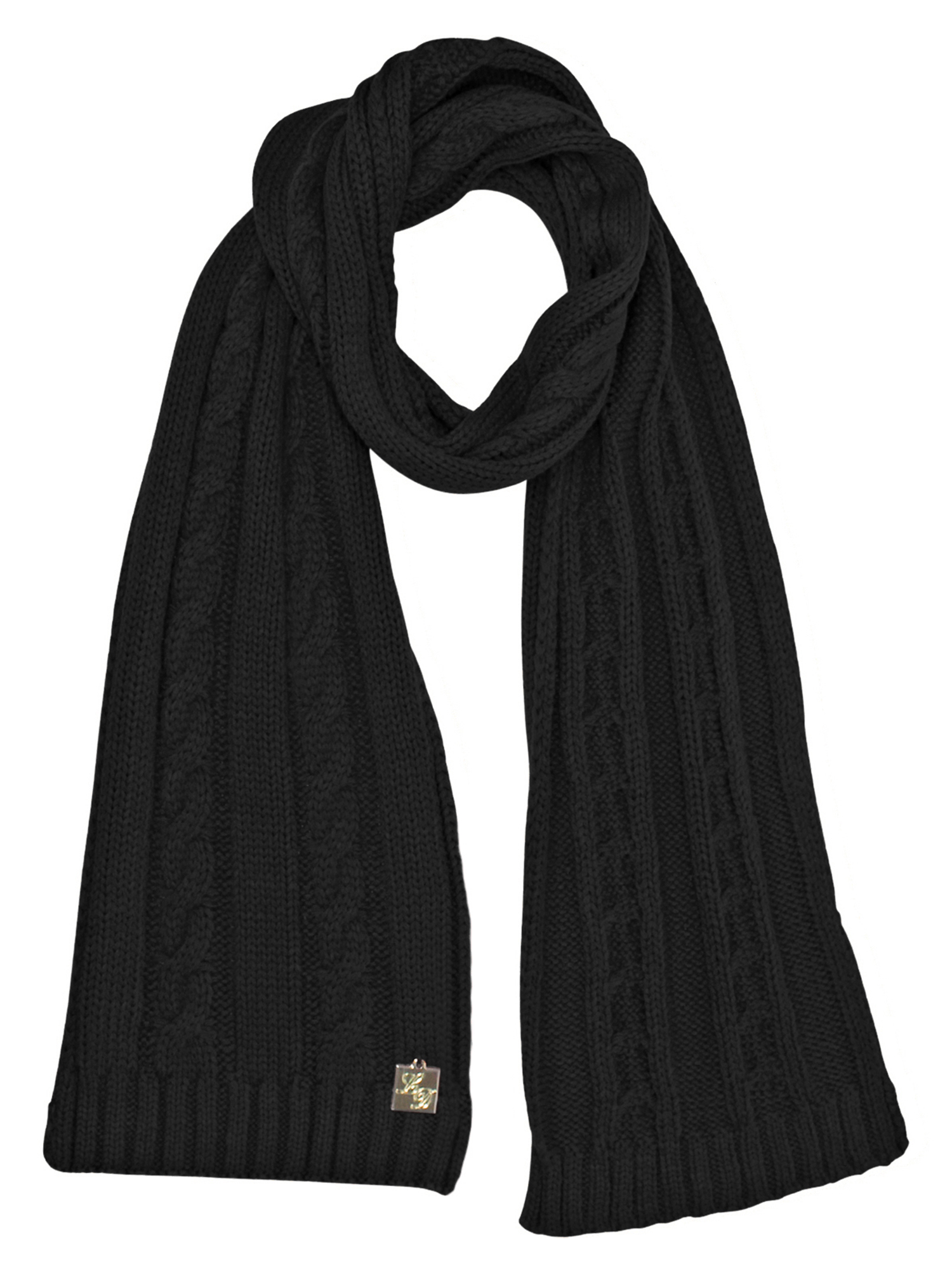 CABLE KNIT NEWSBOY CABBIE HAT & SCARF MATCHING SET - Imagen 11 de 42