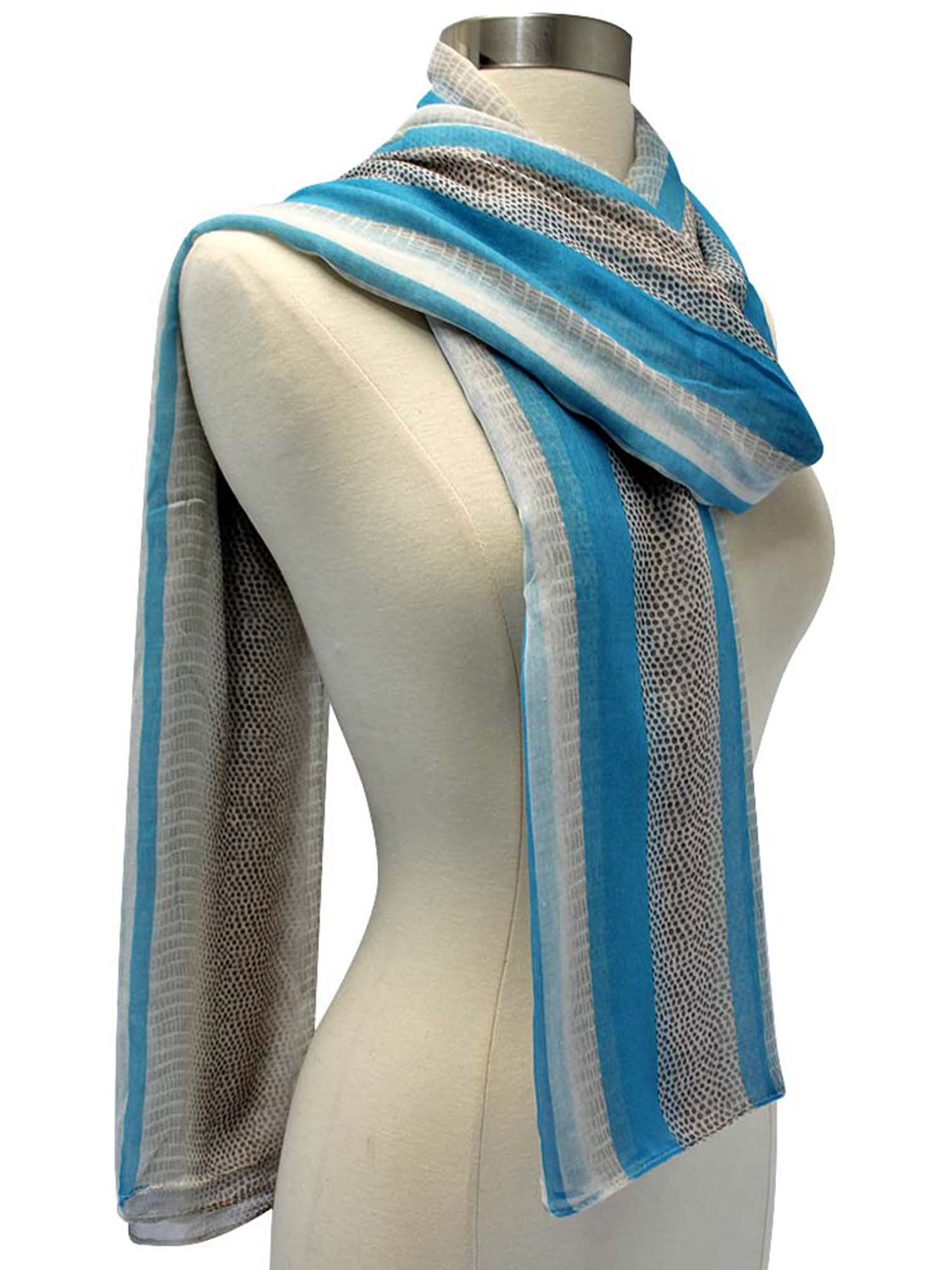 SHEER SNAKE SKIN PRINT SCARF SHAWL eBay