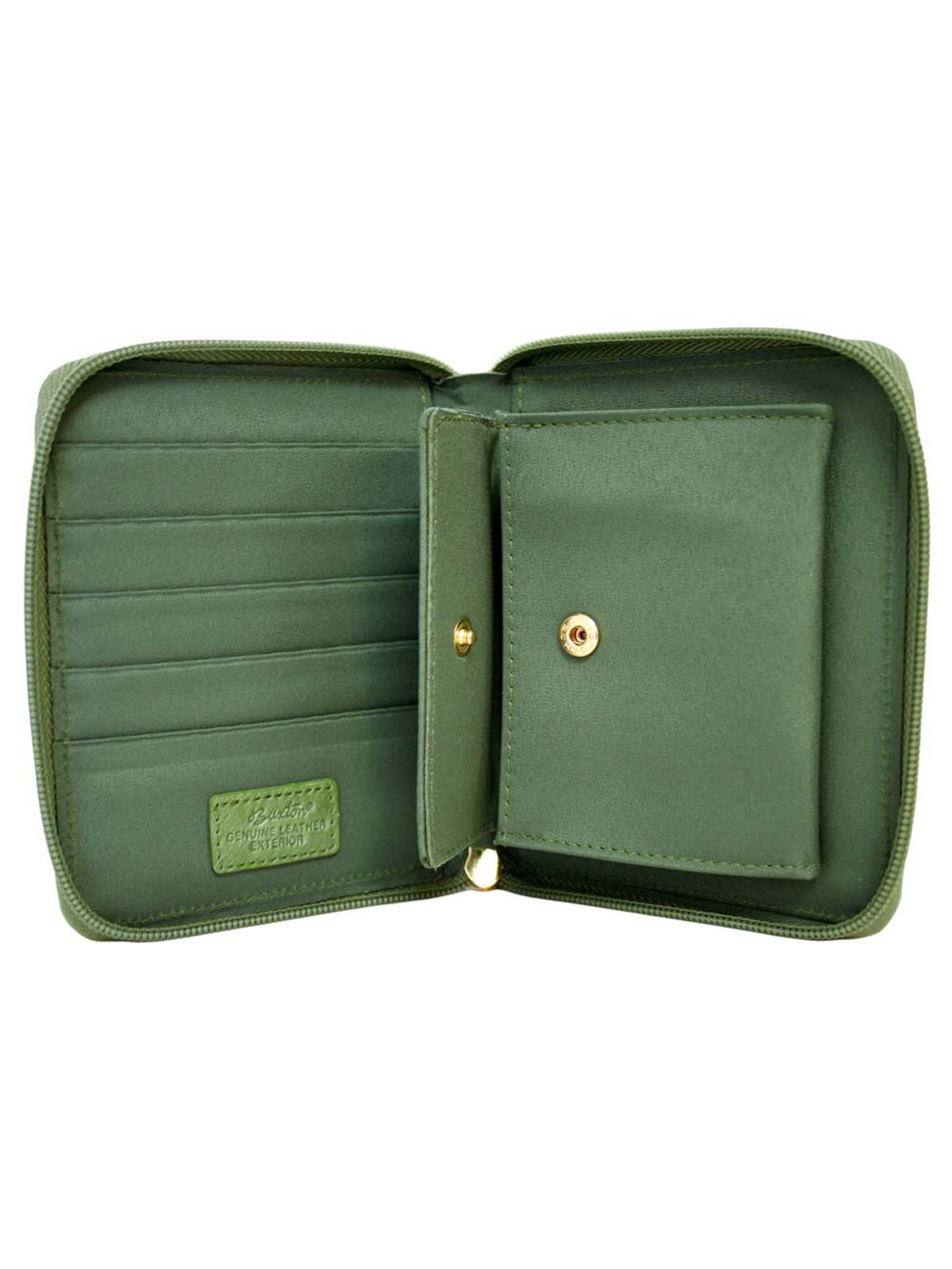 QUILTED BUXTON ZIP AROUND SLIM CARDEX WALLET eBay