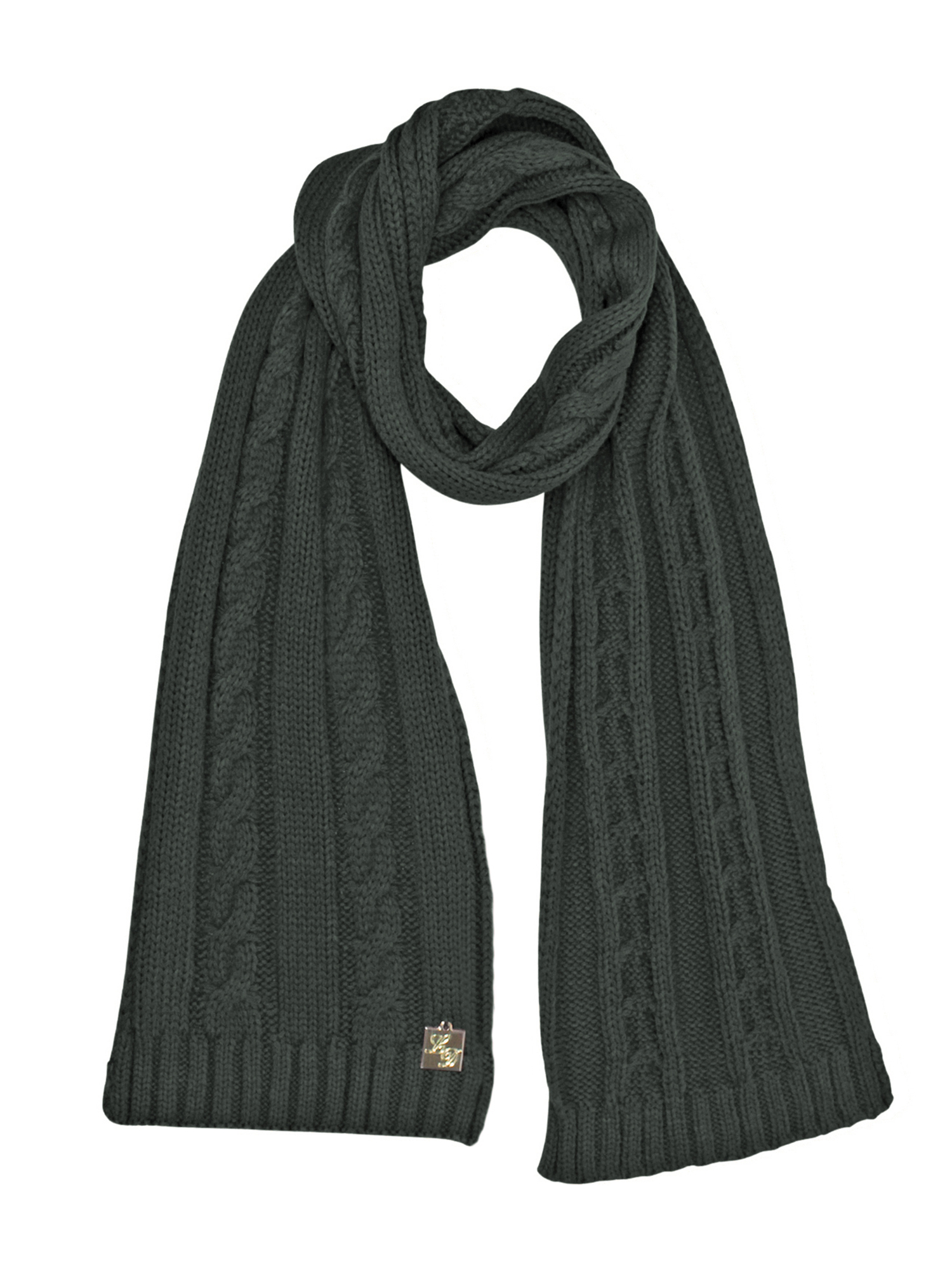 CABLE KNIT NEWSBOY CABBIE HAT & SCARF MATCHING SET - Imagen 21 de 42
