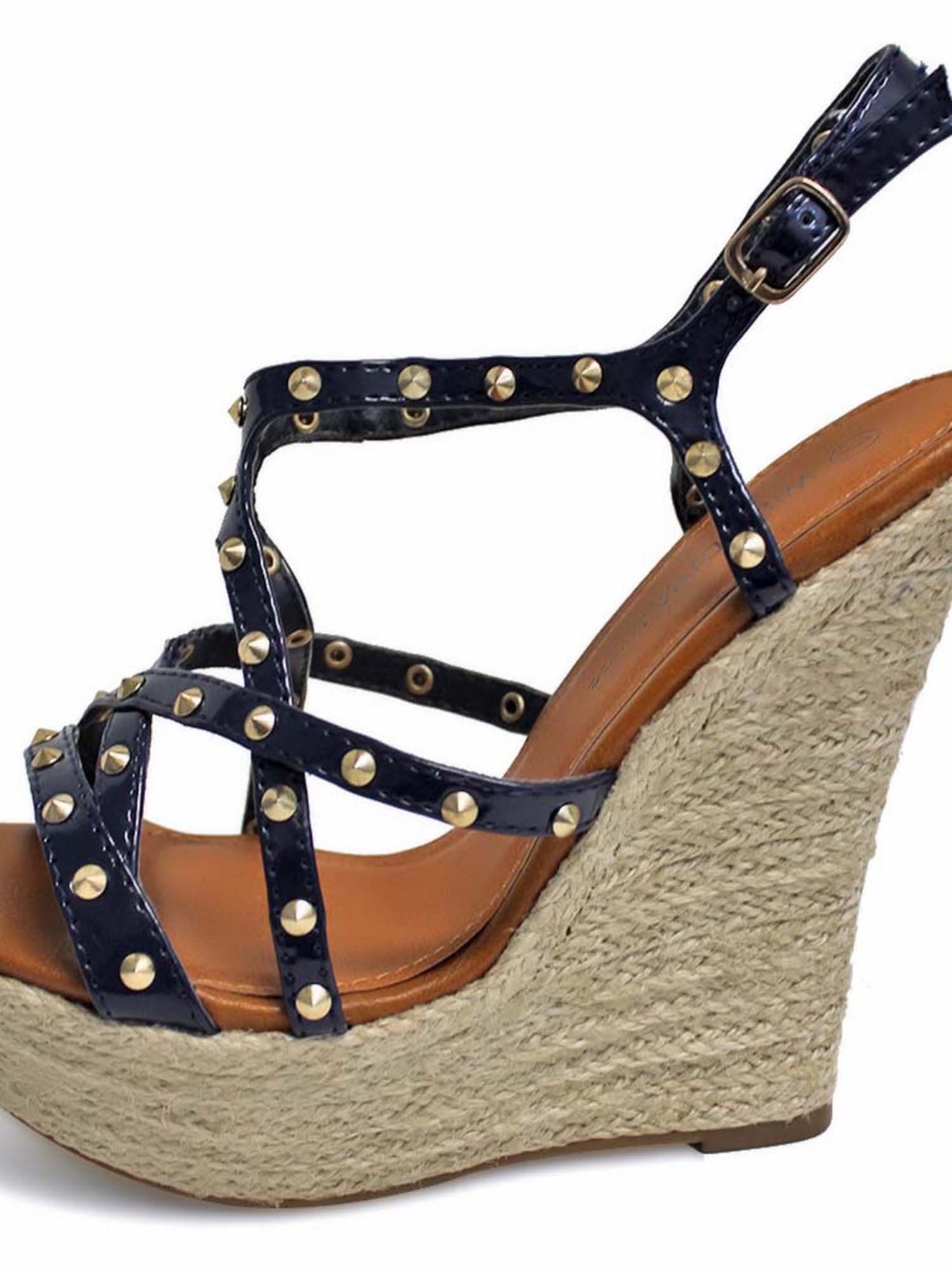 plain black platform sandals