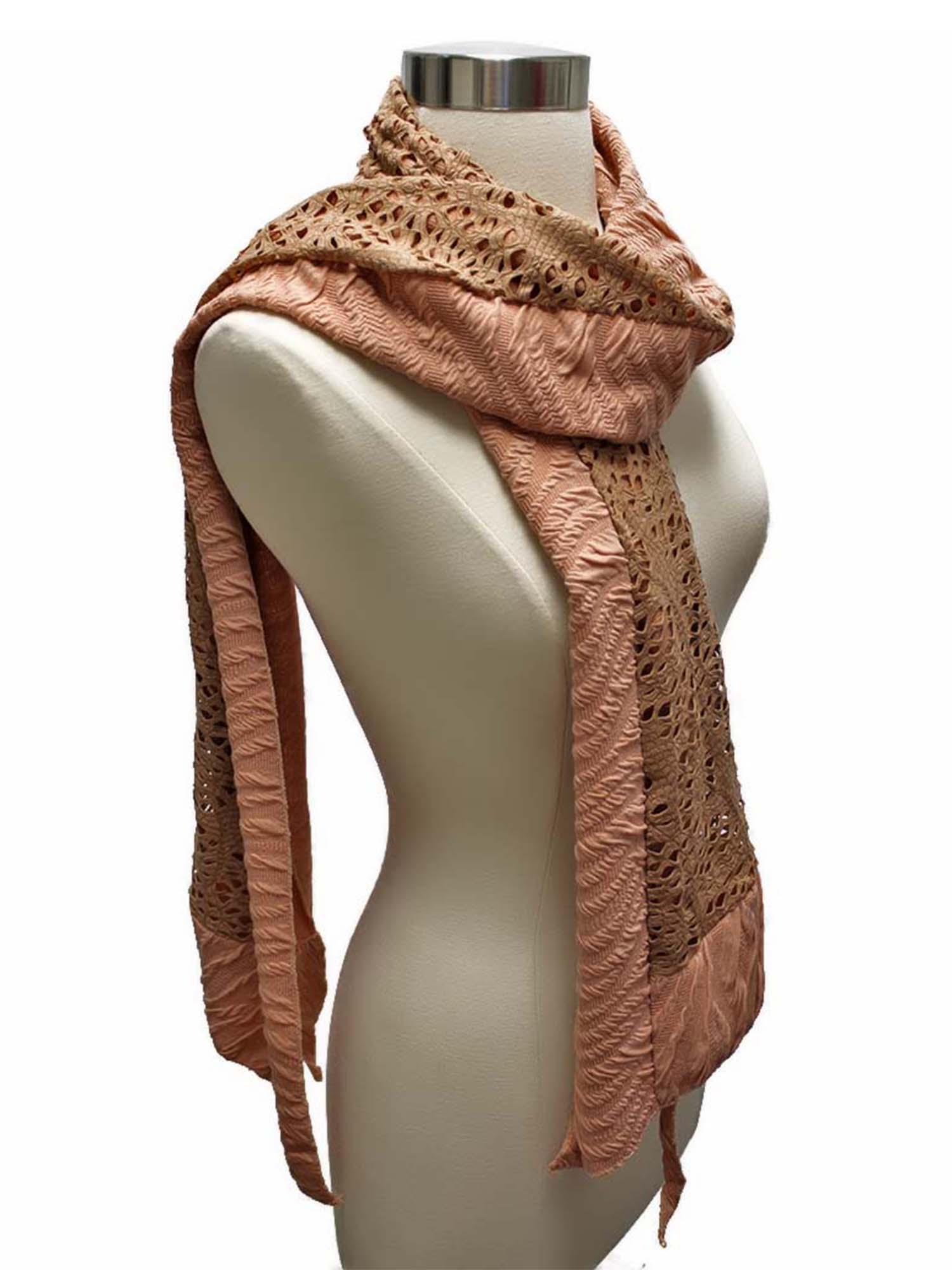 UNIQUE TEXTURED OBLONG SCARF eBay