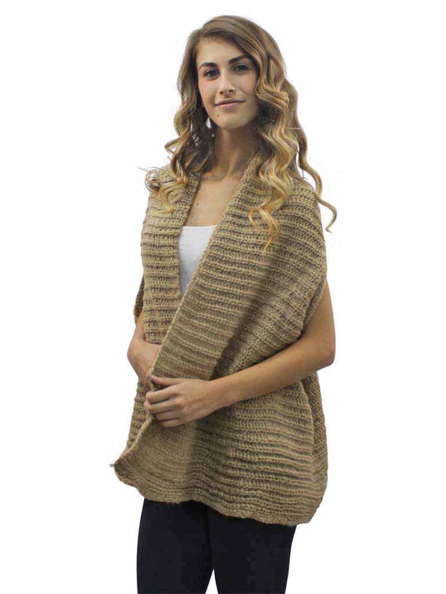 chunky knit shrug