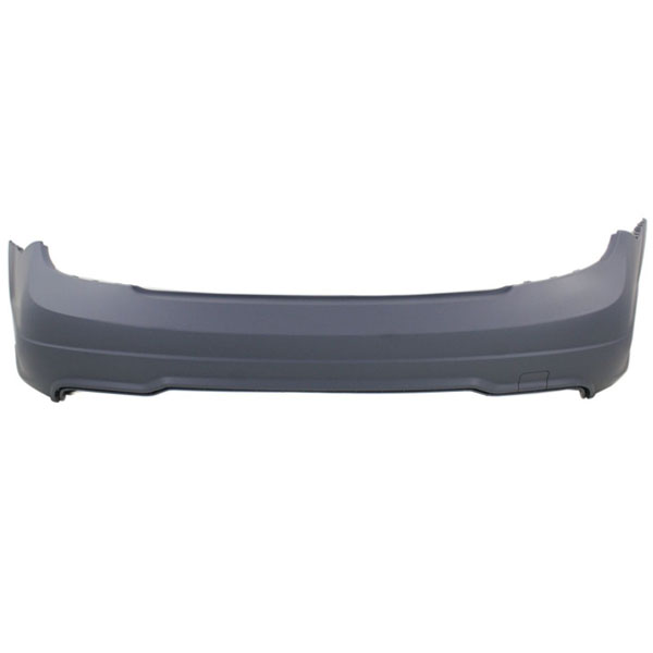 Rear Bumper Cover Compatible with 2015-2018 Mercedes Benz C300 Primed with AMG Package Sedan