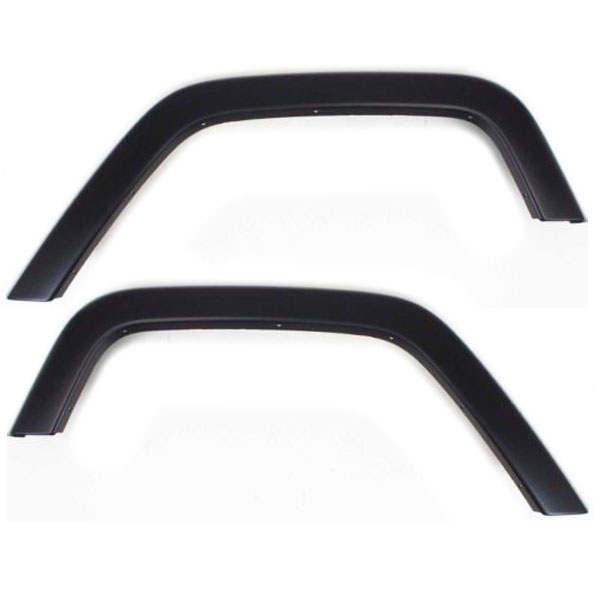Front Fender Flare Wheel Opening Molding Left Right SET PAIR JK Partomotive For 07-17 Wrangler