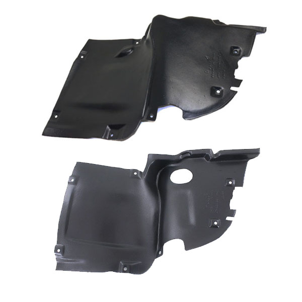 01-07 C-Class Front Splash Shield Inner Fender Liner Panel Left /& Right SET PAIR