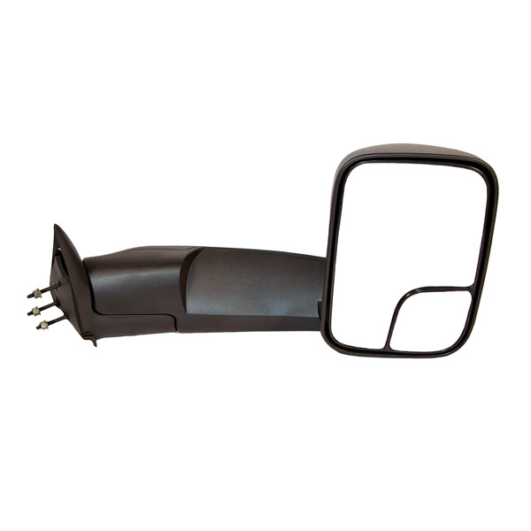 For Dodge Ram Pickup Truck Tow Mirror Manual Folding Textured Black