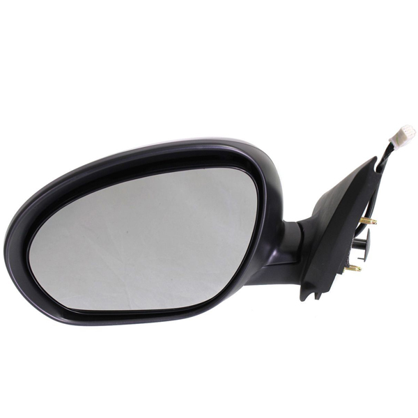 Power Non-Heated Manual-Folding Rear View Mirror Left Driver Side For