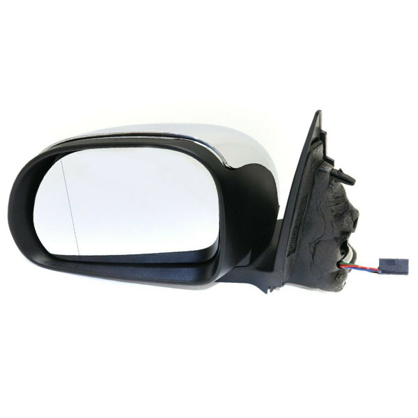 1418 Fiat 500L Rear View Door Mirror Assembly Power Heated Chrome Cap