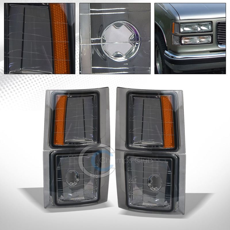 Driver Side Clear & Amber Turn Signal Corner Light For 1997 Ford F150 & F250 - OEM FO2520132 / 12817505 Replacement