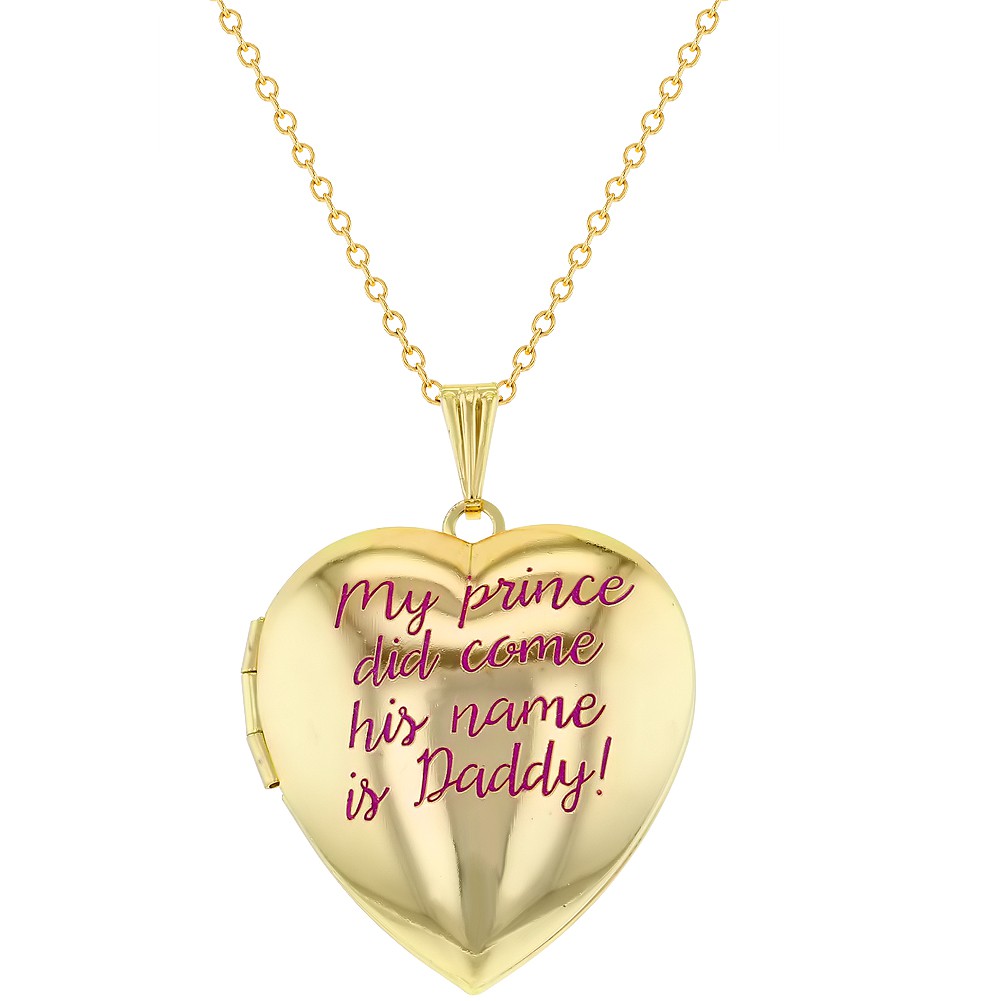 Heart Shaped Photo Locket Pendant Necklace Kids Girls Children's 19" eBay