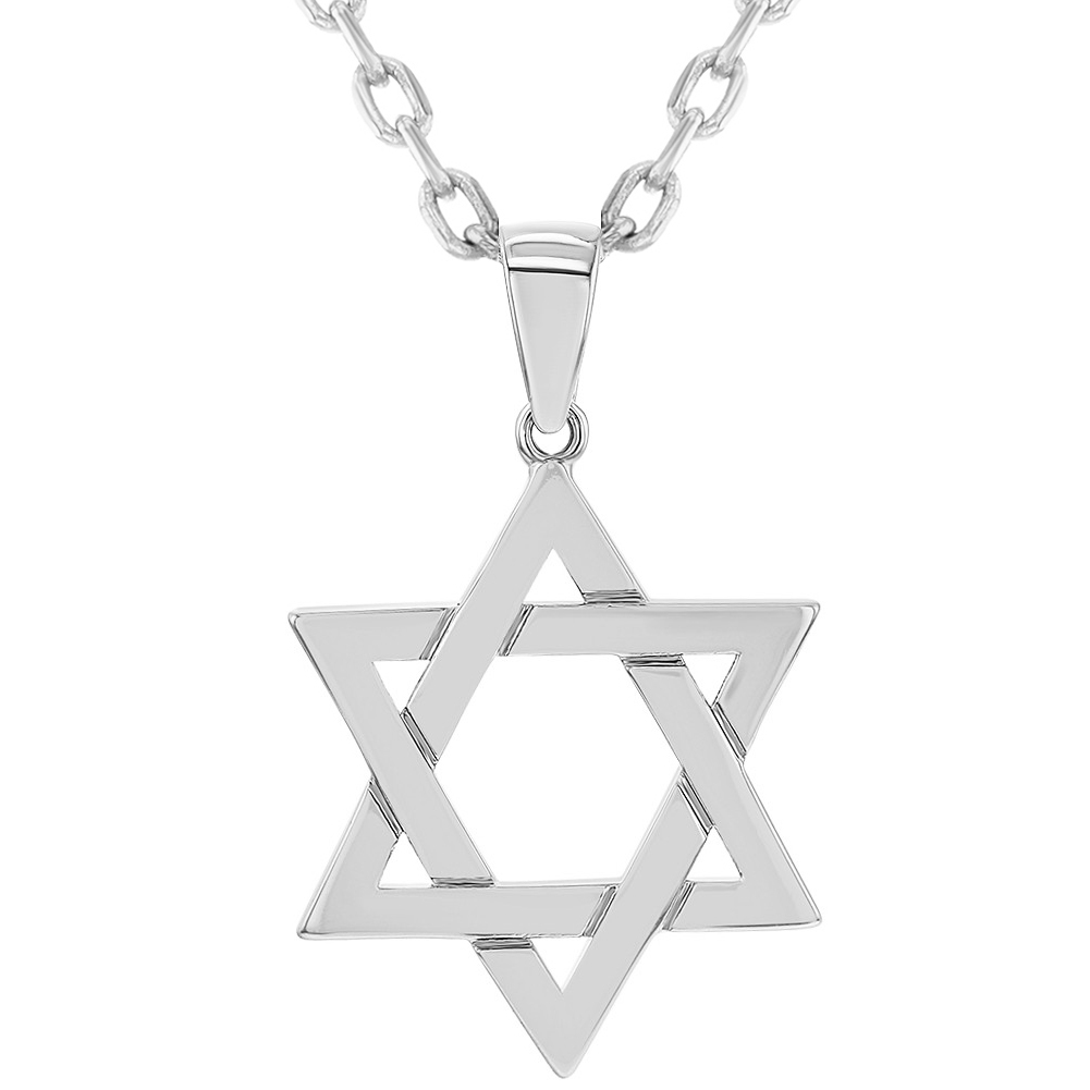 Plated Religious Jewish Star Of David 